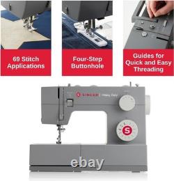 SINGER 4411 Heavy Duty Sewing Machine 50% More Power, 1100 Stitches/Min, LED