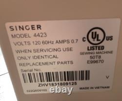 SINGER 4423 Heavy Duty Mechanical Household Sewing Machine, Foot Pedal, Cord