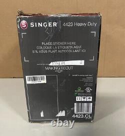 SINGER 4423 Heavy Duty Sewing Machine With Accessory Kit 97 Stitch App Used Once