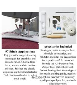 SINGER 4423 Heavy Duty Sewing Machine With Included Accessory Kit, 97 Stitch