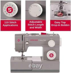SINGER 6380 Heavy Duty Sewing Machine with Extension Table, Accessory Kit