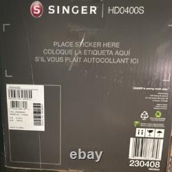 SINGER HD0400S Serger Sewing Machine Heavy Duty Metal Frame Stainless Steel