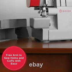 SINGER HD0450S Heavy Duty 2-3-4 Thread 1300 SPM High Speed Serger Machine