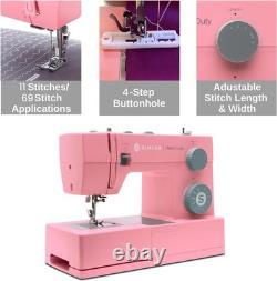 SINGER Heavy Duty 4411 (Pink) High Speed Sewing Machine + Accessories