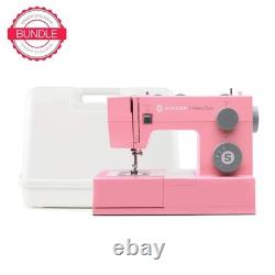 SINGER Heavy Duty 4411 Pink Sewing Machine & Hard Case Bundle