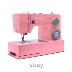 SINGER Heavy Duty 4411 Pink Sewing Machine & Hard Case Bundle
