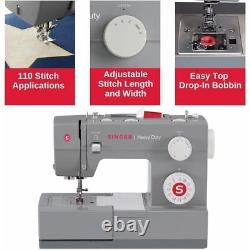 SINGER Heavy Duty 4432 High Speed Gray Sewing Machine with Accessory Kit