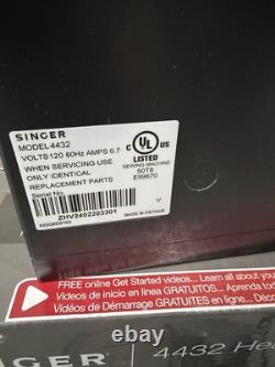 SINGER Heavy Duty 4432 Sterling Sewing Machine (Black) SINGER Heavy Duty 4432 Sterling Sewing Machine (Black)
