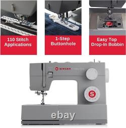 SINGER Heavy Duty 4452 High Speed Sewing Machine With Accessory Kit, Grey