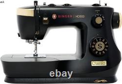 SINGER Heavy Duty 500 Classic Sewing Machine with Accessory Kit Black/Gold