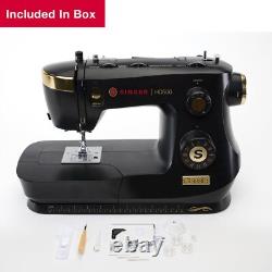 SINGER Heavy Duty 500 Classic Sewing Machine with Accessory Kit Black/Gold
