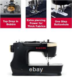 SINGER Heavy Duty 500 Classic Sewing Machine with Accessory Kit Black/Gold
