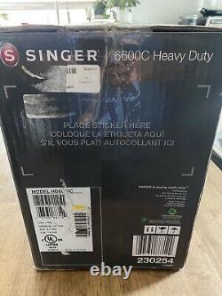 SINGER Heavy Duty 6600C Computerized Sewing Machine Brand New In Box