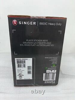 SINGER Heavy Duty 6600C Computerized Sewing Machine Brand New Sealed Box