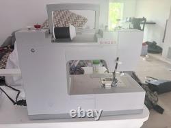 SINGER Heavy Duty Mechanical Household Sewing Machine Free Arm Portable + extras