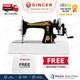 SINGER Solo Supreme Manual Sewing Machine Black Heavy Duty Cast Iron-FREE Cover