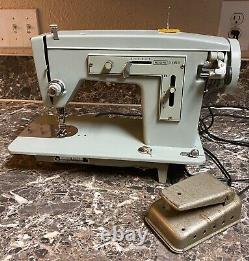 Sears Kenmore 148 12040 Heavy Duty Sewing Machine + Pedal Working Pre-owned