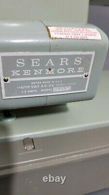 Sears Kenmore 158.120 Heavy Duty Zig Zag Sewing Machine W Footpedal