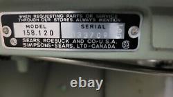 Sears Kenmore 158.120 Heavy Duty Zig Zag Sewing Machine W Footpedal