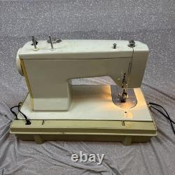 Sears Kenmore 158.13201 Heavy Duty Sewing Machine with Pedal & Case Tested Works