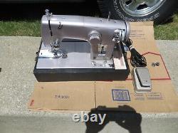 Sears Kenmore Sewing Machine Model 50 Zig-zag 158-504 Purple Heavy Duty