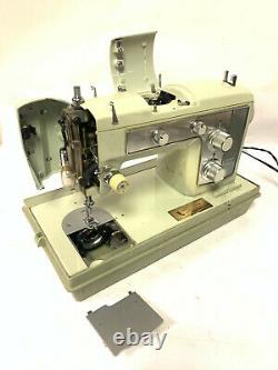 Sears Kenmore Zig-Zag Free Arm Metal Heavy Duty Sewing Machine Mint Green, GREAT