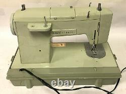 Sears Kenmore Zig-Zag Free Arm Metal Heavy Duty Sewing Machine Mint Green, GREAT