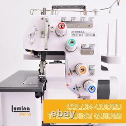 Serger Sewing Machine Heavy Duty Metal Frame 3-4 Thread Overlock