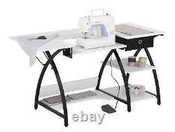 Sew Ready Comet Sewing Machine Desk Tables Heavy Gauge Steel Multiple Storage US