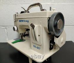 Sew Strong RE607 Portable Walking foot heavy duty Sewing Machine