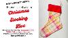 Sewing A Christmas Stocking Live How To Sew A Christmas Stocking Tutorial