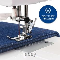 Sewing Machine Full Size Heavy Duty Portable with 6 Bobbins 5 Feet for Home