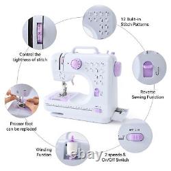 Sewing Machine for Beginners, Heavy Duty Sewing Machine, 12 Built-in Stitches