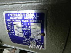 Singer 111W153 Industrial Walking Foot Sewing Machine Table 121L Clutch Motor