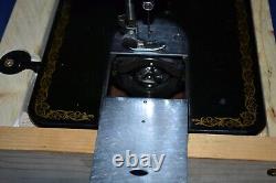 Singer 15-91 Hand Crank Sewing Machine Sew Heavy Material Serviced