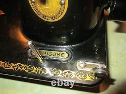Singer-15-91 Heavy Duty Sewing Machine, Pot Motor, Foot Pedal, Extras, See Video
