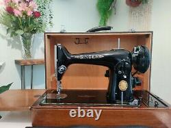 Singer 201K Heavy Duty Electric Semi Industrial Sewing Machine Fully Serviced