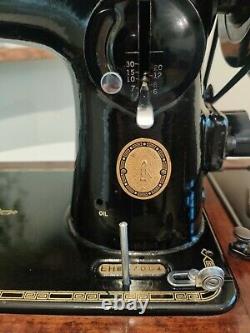 Singer 201K Heavy Duty Electric Semi Industrial Sewing Machine Fully Serviced