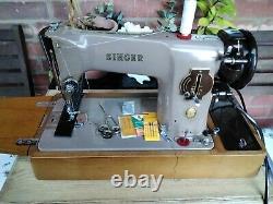 Singer 201K heavy duty Sewing Machine, sails, canvas, leather, work horse