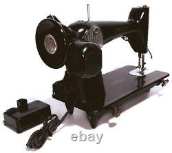 Singer 201-2 Heavy Duty Vintage Sewing Machine 1955 W Foot Pedal Tested & Works