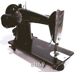 Singer 201-2 Heavy Duty Vintage Sewing Machine 1955 W Foot Pedal Tested & Works