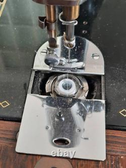 Singer 201k Heavy Duty Semi Industrial Sewing Machine Hand Cranked VGC