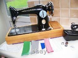 Singer 201k Straight Stitch Heavy Duty Sewing Machine, Expertly Serviced