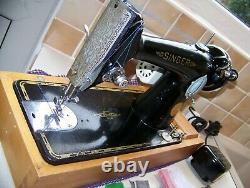 Singer 201k Straight Stitch Heavy Duty Sewing Machine, Expertly Serviced