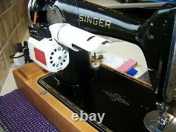 Singer 201k Straight Stitch Heavy Duty Sewing Machine, Expertly Serviced