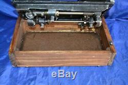 Singer 319w Zigzag Black Sewing Machine In Base Serviced Sew Heavy Materials