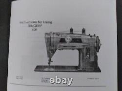 Singer 401A Sewing Machine Heavy Duty -REFURBISHED