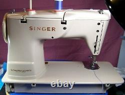 Singer 401g Slant-o-matic Sewing Machine Very Good Condition Heavy Duty