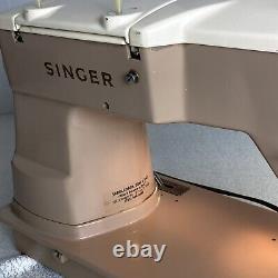 Singer 403A Sewing Machine Heavy Duty Slant O Matic with Foot Pedal Working