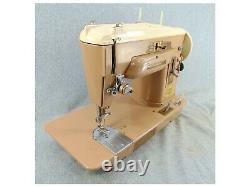 Singer 403a Slant-o-matic Sewing Machine Slant Needle Heavy Duty Fashion Disks